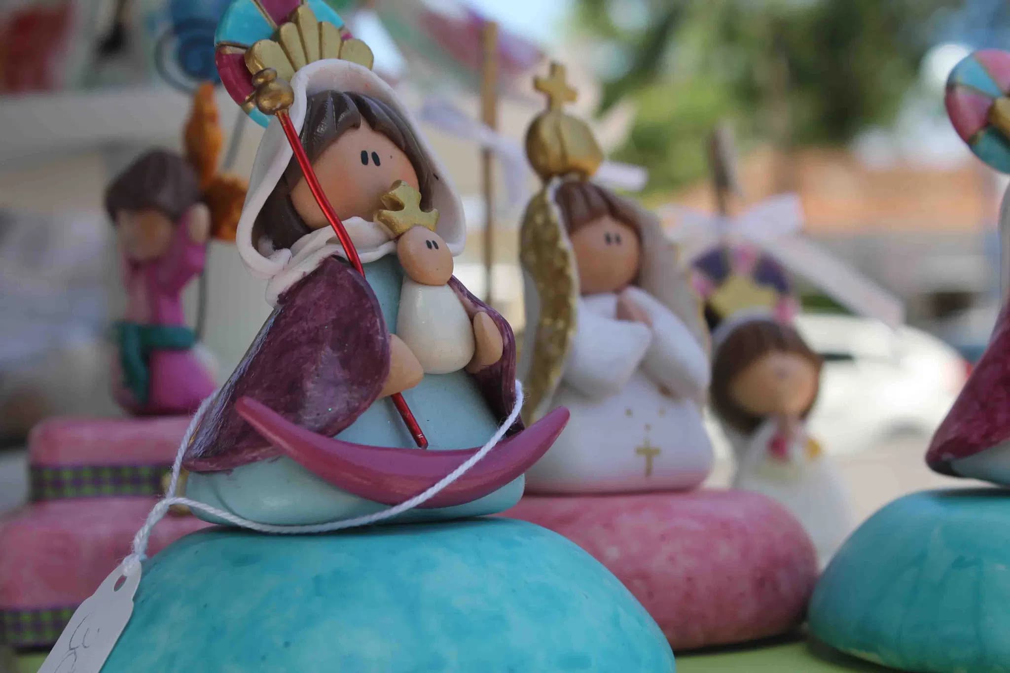 Mercado de artesanías en Margarita