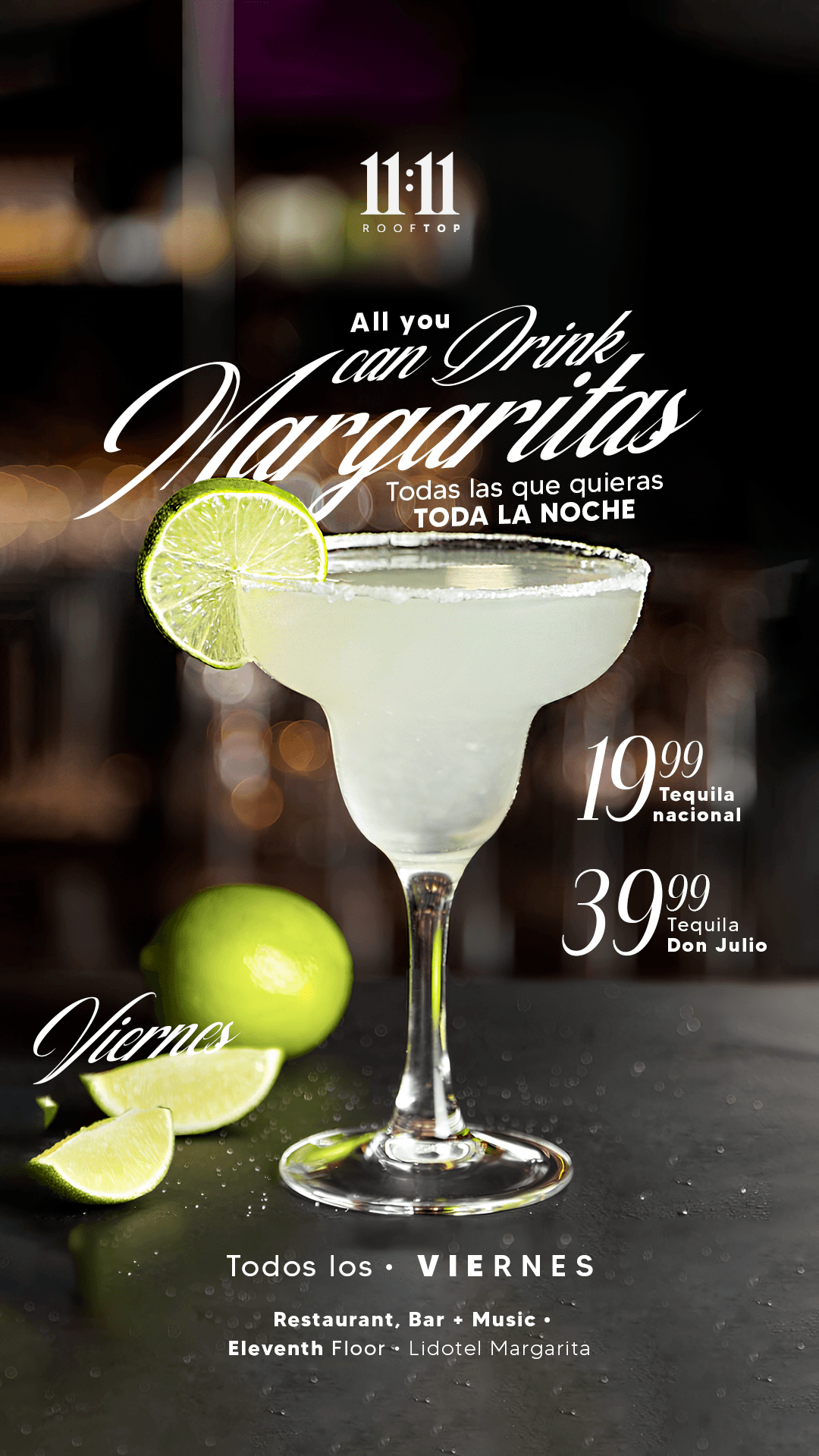 All You Can Drink Margaritas