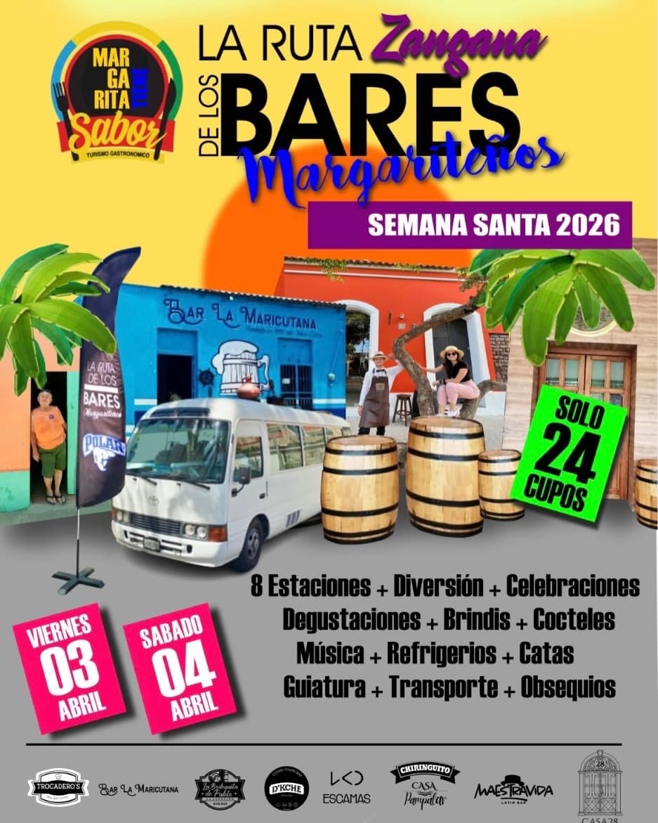🍹 LA RUTA ZANGANA DE LOS BARES MARGARITEÑOS 🍻