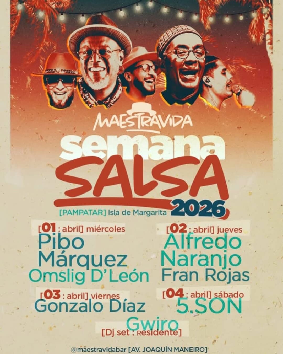 💃 MAESTRA VIDA: SEMANA SALSA 2026 🕺